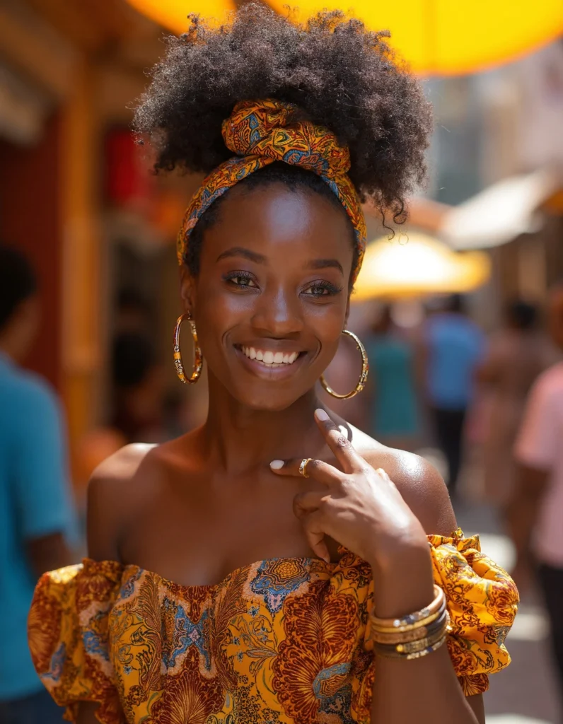 woman-black-afro-smiling